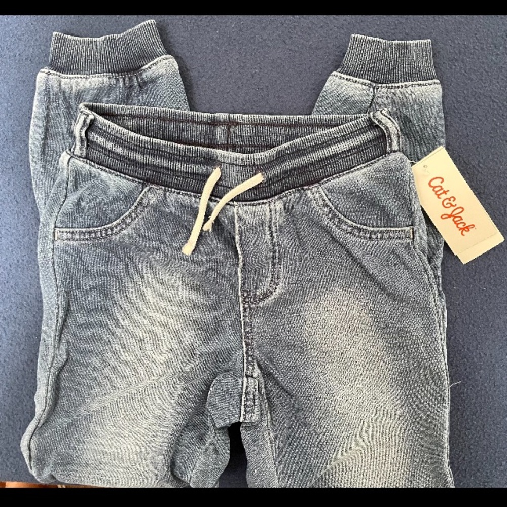 Cat & Jack Joggers - Blue Joggers. Drawstring Waist. New in package. Size XS